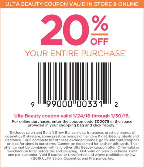 coupon for ulta